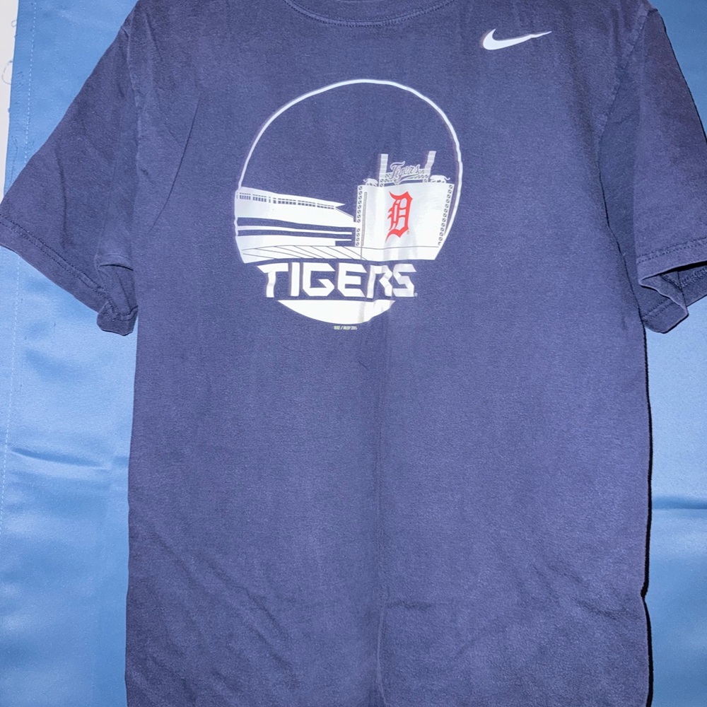 Nike Navy Tigers Stadium T-Shirt